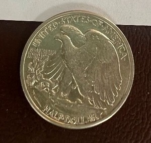 1944D WALKING LIBERTY SILVER HALF DOLLAR