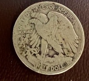 1935 WALKING LIBERTY SILVER HALF DOLLAR
