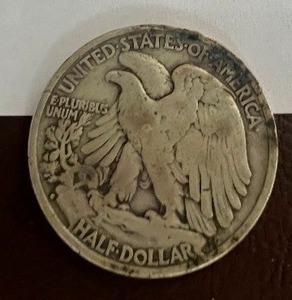1941S WALKING LIBERTY HALF DOLLAR  90% SILVER