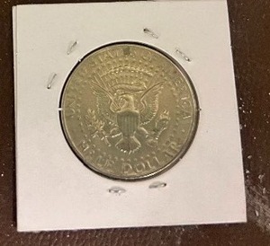 1972D (NO FG) ERROR COIN KENNEDY HALF DOLLAR