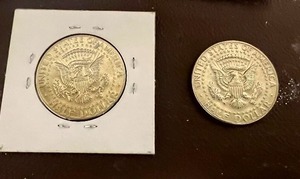 LOT OF 2 NIFC KENNEDY HALF DOLLARS