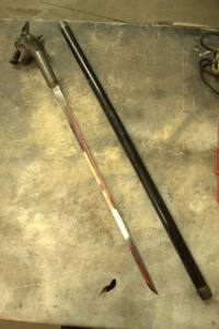 Wolf Head Cane Sword