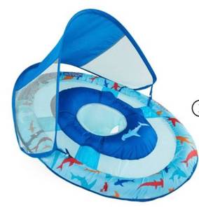 lot 16 image: Swimways Sun Canopy Spring Float with Hyper-Flate Valve - Shark