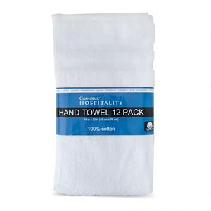 lot 31 image: Grandeur Hospitality Hand Towel 12 Pack