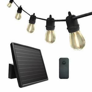 lot 95 image: Sunforce 35 Solar String Lights with Remote Control