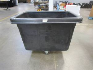 lot 10 image: 38 x 26 x 28 Tall Rolling Bin, Used in warehouse - SOLD AS IS