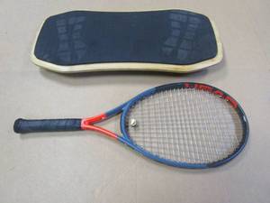 lot 31 image: Balance Board and Head Radical Tennis Racquet.