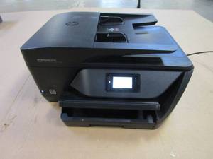 lot 45 image: HP OfficeJet 6958 All-in-One Printer - USED IN RETAIL OFFICE, Worked Last when used - Electronics Work.