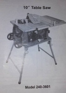lot 80 image: PerforMax Table Saw With Stand.