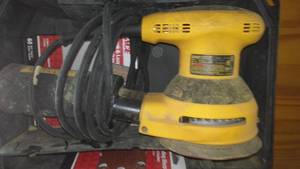 lot 49 image: DeWalt Orbital Electric Sander.