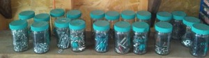 lot 52 image: Jars With Hardware Contents (20).