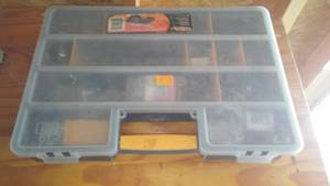 lot 54 image: Work Force Compartment Organizer with Contents.