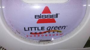lot 91 image: Bissell Little Green Spot Cleaner & foot massager