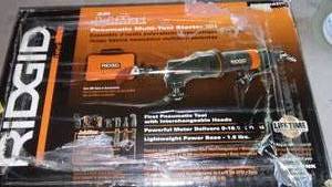 lot 109 image: Ridgid Pneumatic Multi Tool  Starter Kit.