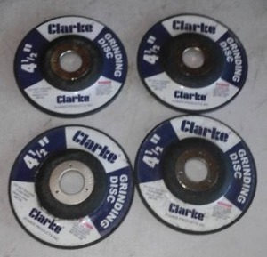 lot 115 image: Clarke  4.5 Grinding Discs (4).