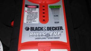 lot 120 image: Black-N-Decker Lazer  Level and Stud Finder.