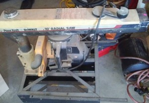 lot 129 image: DeWalt Radial Arm Saw