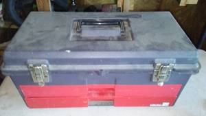 lot 136 image: Akro Toolbox With Contents.