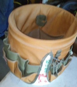lot 142 image: Bucket Boss Canvas Tool Organizer  Holder.