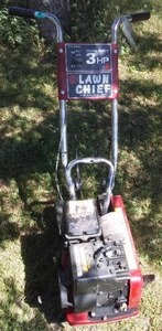 lot 4 image: Lawn Chief Rototiller.
