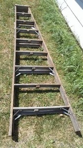 lot 164 image: 8 Ft. Wood Ladder. Loc. Shed