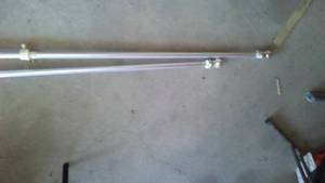 lot 216 image: Flag Poles.adjustable aluminum.