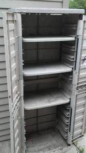 lot 274 image: Sun Cast Outdoor Storage Unit. Super shape.