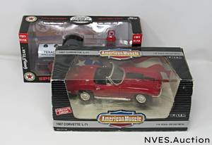 lot 4 image: 1967 Corvette L-71 American Muscle and Texaco Collectors series Coin Bank