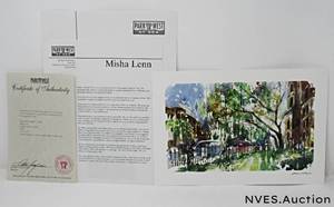 lot 16 image: Park West At Sea artwork and certificates
