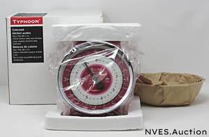 lot 35 image: Typhoon Colored (red) Kitchen Scale