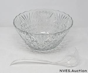 lot 106 image: 18 Pc Punch bowl Set (arlington design) by Anchor Hocking