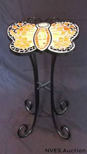 lot 152 image: Mosaic patio table