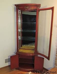 lot 236 image: curio cabinet