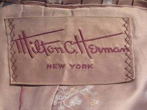 lot 344 image: Short mink with 34 sleeve Milton Herman design