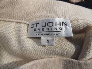 lot 347 image: short st. john skirt creambeige