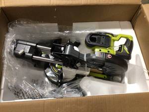 RYOBI ONE 18V Cordless 7-14 in. Sliding Compound Miter Saw Customer Returns See Pictures