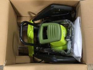Sun Joe 13.5 Amp 16 in. Electric TillerCultivator with 5.5 in. Wheels  Customer Returns See Pictures