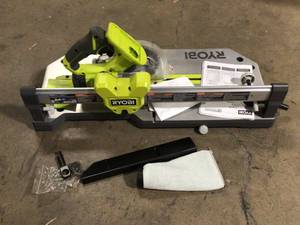 RYOBI ONE 18V 5-12 in. Flooring Saw with Blade (Tool Only)   Customer Returns See Pictures