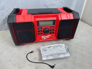 lot 10 image: Brand New Milwaukee M18 18-Volt Lithium-Ion Cordless Jobsite Radio