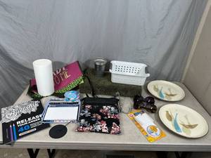 lot 34 image: Red Wing Plates, Small Housewares, Sunglasses and More