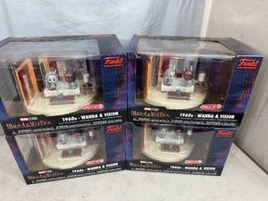 lot 113 image: 6 New Funko Marvel Wandavision Collectibles