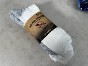 lot 140 image: 4 New Pairs Hiwassee Cotton Work Socks