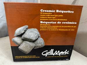 lot 141 image: New Box of Ceramic Charcoal Substitute Briquettes