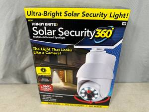 lot 180 image: New Solar Security Light That Looks like Camera