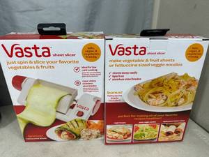 lot 190 image: 2 New Vasta Sheet  Fettuccine Slicers
