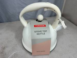 lot 203 image: New 60 oz Whistle Kettle