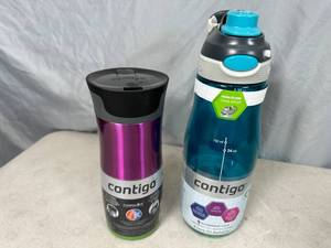 lot 224 image: 2 New Contigo Water  Drink Bottles
