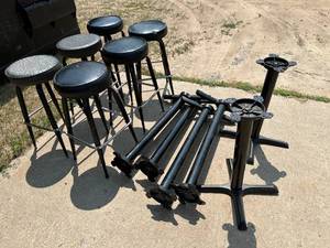 lot 7A image: Take What You Want Bar Stools and Table Legs