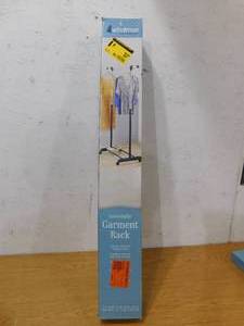 lot 94 image: Whitmor Adjustable 16-34 In. X 43 In. To 72 In. Garment Rack