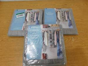 lot 95 image: (3) Whitmor Hanging Accessory Shelves